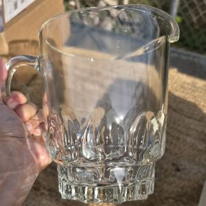 Elegant Clear Glass Pitcher